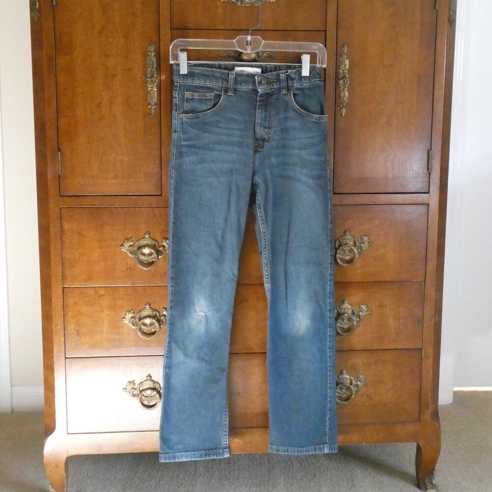 Wrangler Classic Straight Leg Jeans Boys Size 14 Slim